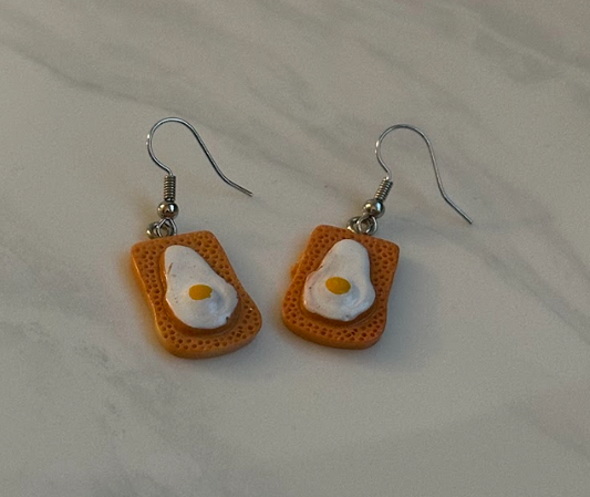 Egg & Toast Earrings