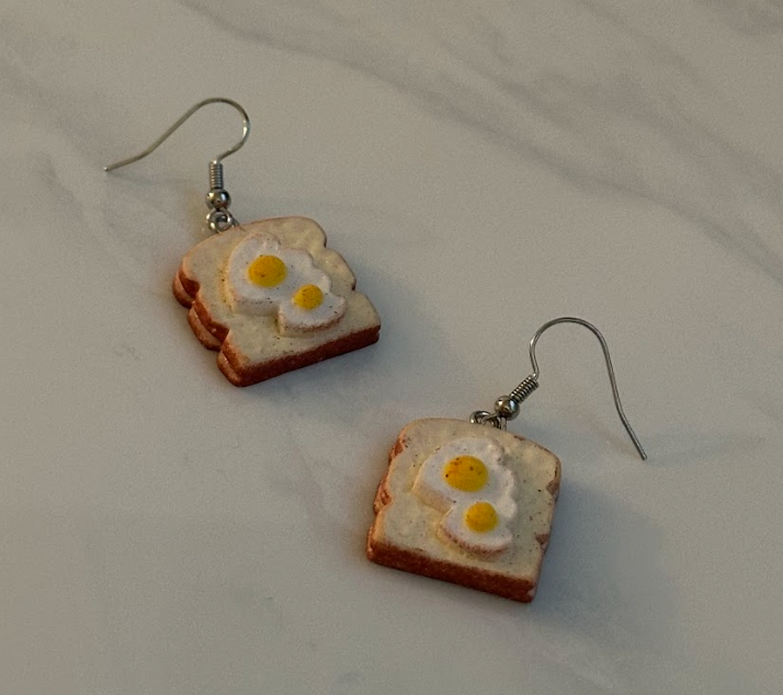 Eggs & Toast Earrings