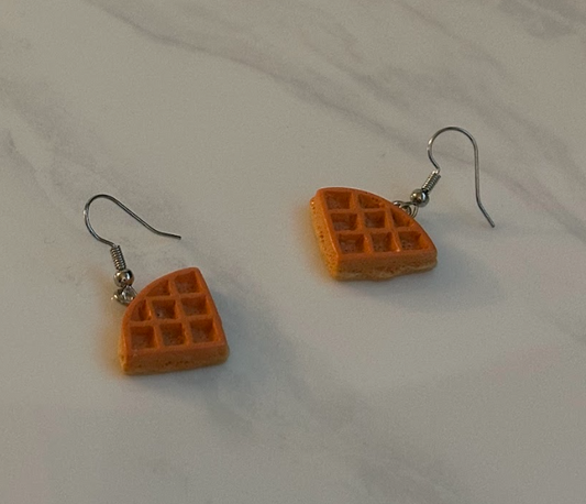 Waffle Earrings