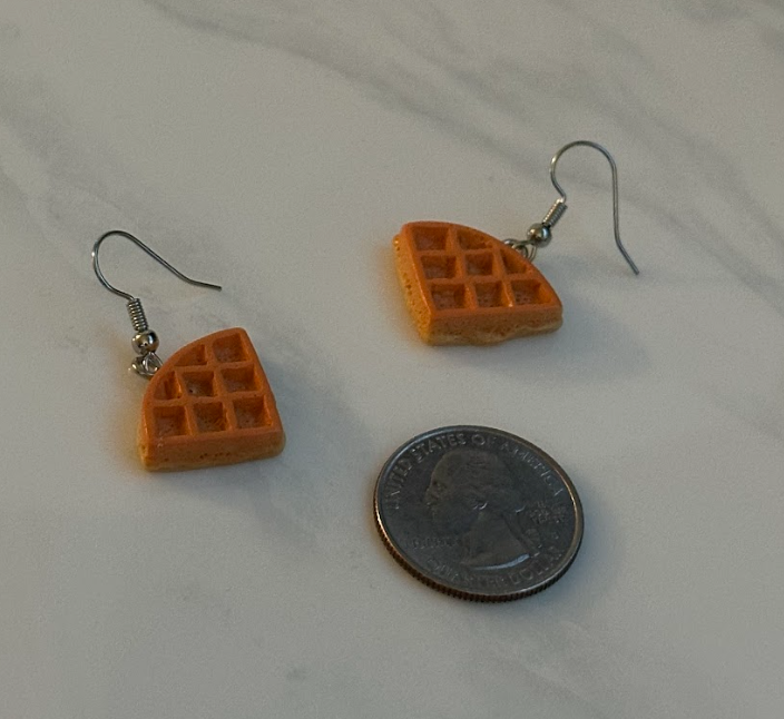 Waffle Earrings