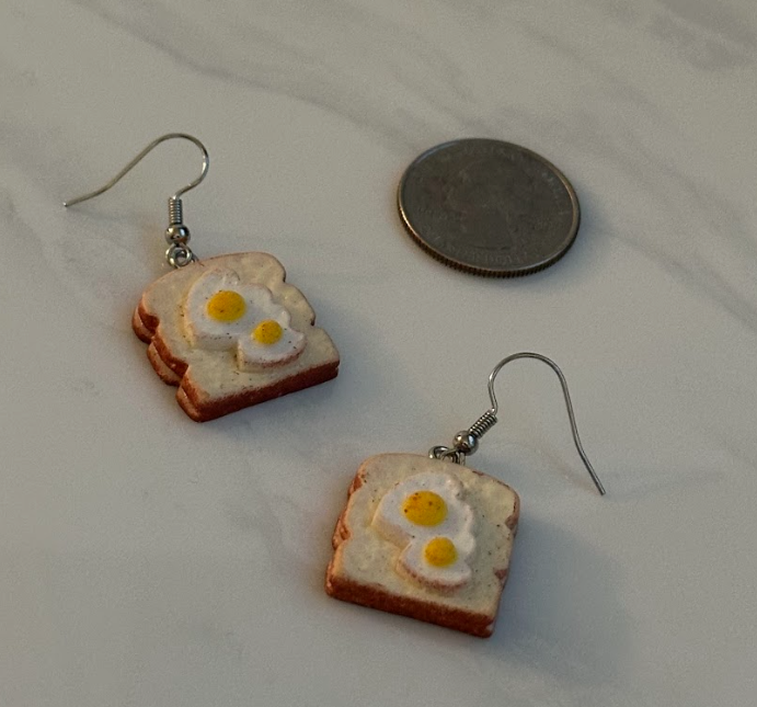 Eggs & Toast Earrings